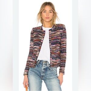 SOLD! VGUC IRO Multicolor Bouclé Jacket 42 US 8/10